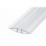 Профиль соединительный Н 4-6мм L=6м (прозрачный) Профиль соединительный Н 4-6мм L=6м (прозрачный)