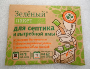 Доктор Робик ЗЕЛЁНЫЙ ПАКЕТ для выгребных ям и септиков 2520107
