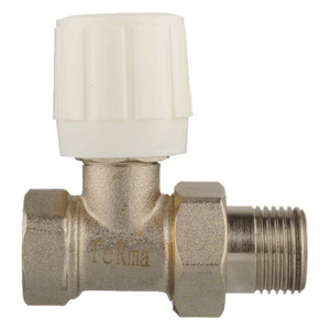 Кран д/радиаторов прямой 3/4" с ручной регулировкой TeRma33952