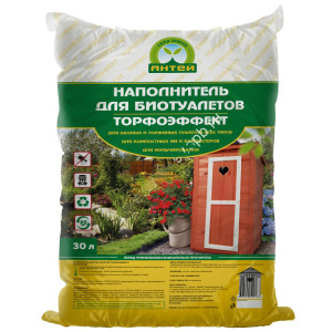Наполнитель д/биотуалетов Торфоэффект 30л  2520129