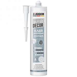 Клей акриловый ZIGGER WHITE DECOR д/декора белый (400г) 03-02-16