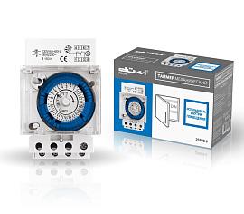 Таймер механический суточный на DIN-рейку 30мин 16А/3680Вт düwi 25805 6