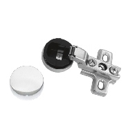 Петля мебельная д/стеклянных дверей с крышкой  SLIDE-ON 11.21.02  314019