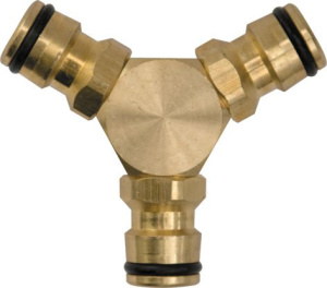Тройник, латунь (77462)