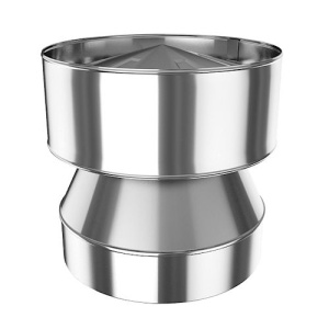 Конус-дефлекатор 115/180мм нерж. зерк.