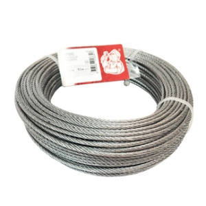 Трос 3мм стальной DIN 3055 (50м)