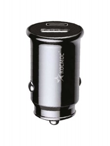 Авто зарядник/блок (прикур.) КОСМОС KCCH18WUSB2 2USB QC3.0 12V-5V 18Вт 3.1A б/з QC3.0 быстрая 866761