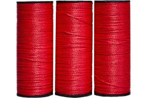 Нить крученая ПП 1,2мм 100м красная