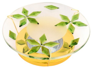 Светильник гал.стекло "Стекло с камнями"FT856 MR16