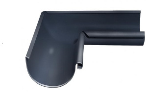 Угол желоба наружный Д=125 (RR 32) коричневый