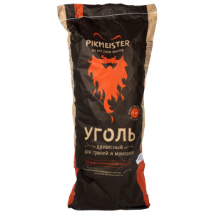 Уголь древесный в мешке Pikmeister (8кг) 4403 Уголь древесный в мешке Pikmeister (8кг) 4403