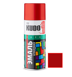 Эмаль аэроз. универ. вишневая KUDO 1004 (520мл)