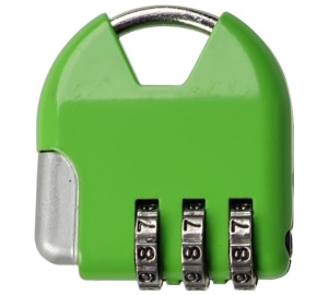 Замок навесной Trodos (Blister) CL532 кодовый зеленый 210149