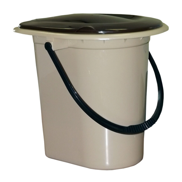 Ведро-туалет 17л с крышкой 7947 / 7458