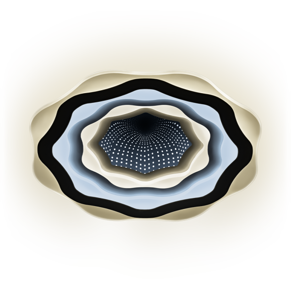 Люстра св/д ATELLA CLL-52002/142W с пультом 3D тоннель 142Вт Ritter 52002 3