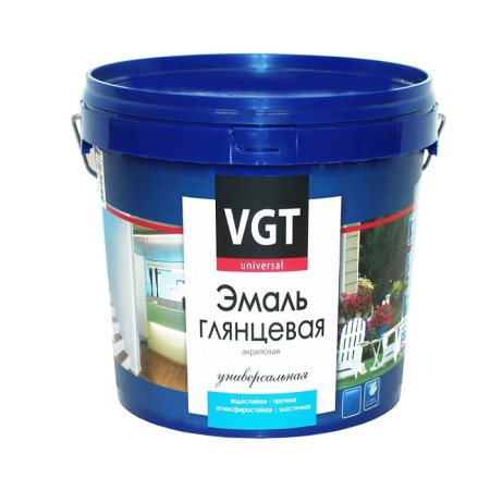 Эмаль ВД-АК-1179 с/белая глянцевая (1кг) ВГТ