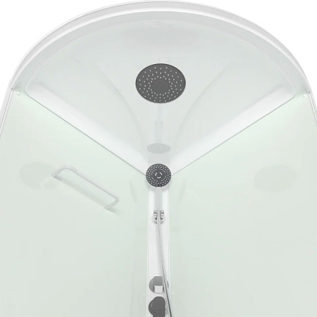 Кабина JIVE 90х90 низкий, мат.стекло, бел.стен., бел.проф. MB02003 17948