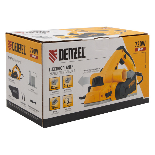 Рубанок электрический EP-82 720 Вт 82 мм Denzel 27801